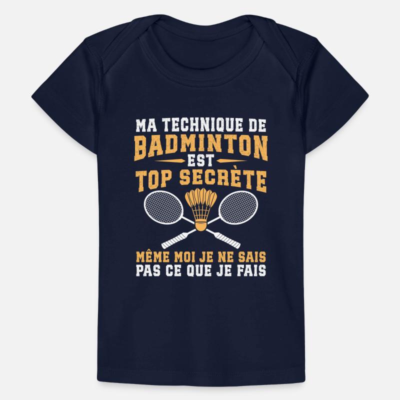 ma technique de badminton T-shirt Premium bébé bio