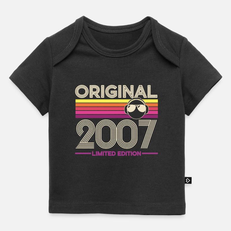 Original 2007 Édition Limitée Retro - T-shirt Premium bébé bio - noir
