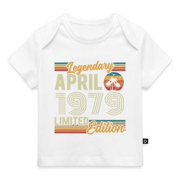 April 1979 47th Anniversary Gift - April 1979 - Baby Premium Organic T-shirt - dark navy - Front