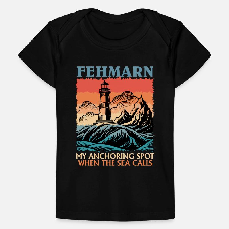 Marin FEHMARN MON POINT D’ANCRAGE Drôle T-shirt Premium bébé bio