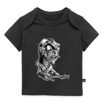 black metal Sven - Baby Premium Organic T-shirt - black - Front