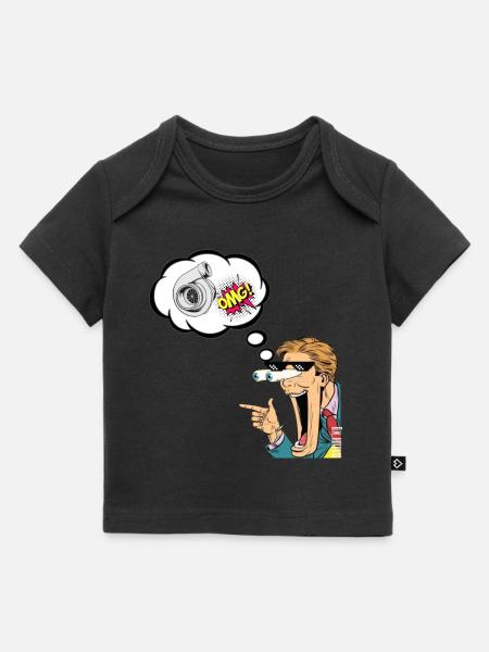 Omg Turbo - Baby Premium Organic T-Shirt - Schwarz