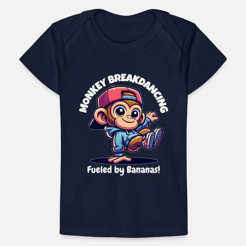 Monkey breakdancer Baby Premium Organic T-shirt