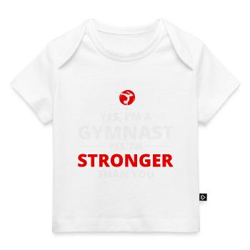 Gymnastik Turner Backflip Tumbling Akrobatik - Baby Premium Organic T-Shirt - Dunkelnavy - Vorne