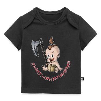 Viking Bébé 1 - T-shirt Premium bébé bio - noir - Devant