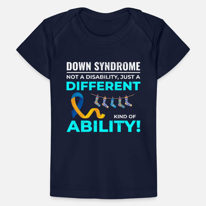 Down Syndrome Awareness Different Ability Baby Premium Organic T-shirt