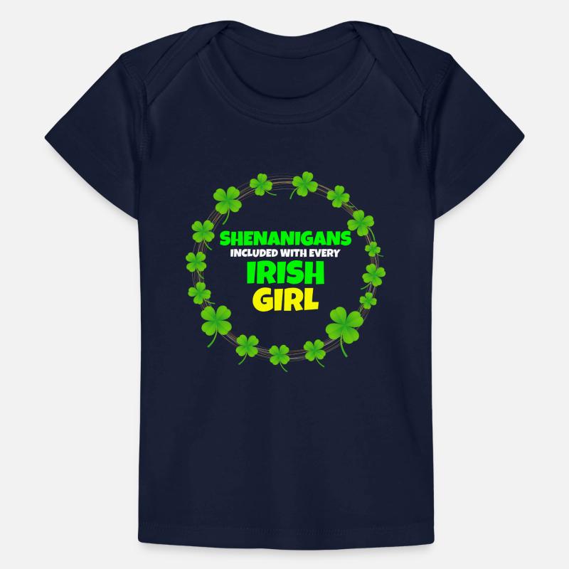 Schabernack inklusive: Irisches Mädchen St. Patrick's Day Baby Premium Organic T-Shirt