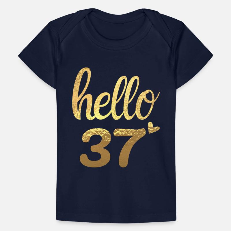 Hello 37 doré T-shirt Premium bébé bio
