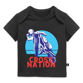 Cross Nation - Baby Premium Organic T-shirt - black - Front