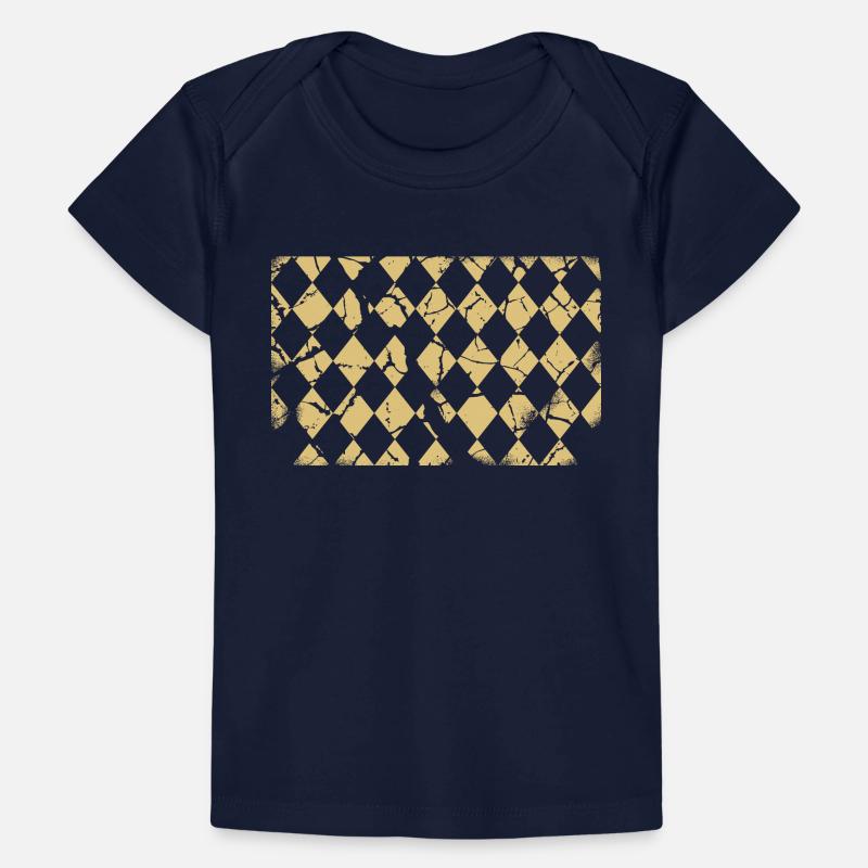 Plaid Pattern Background Rectangle Baby Premium Organic T-shirt