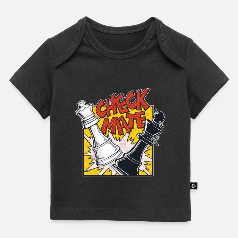 CHECKMATE (Schachmatt) - T-shirt Premium bébé bio - noir