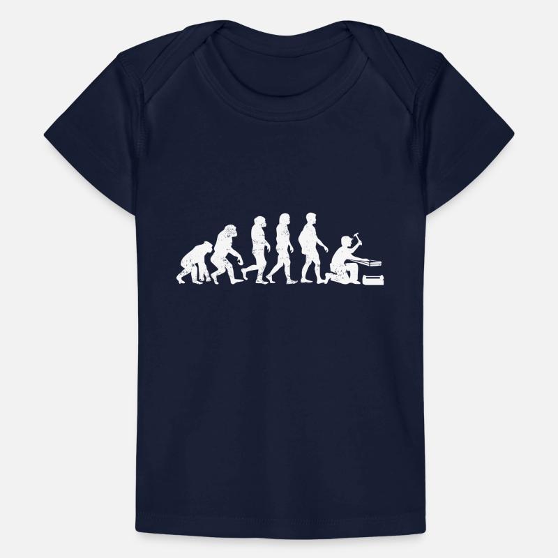 Zimmermann evolution geschenk beruf handwerker Baby Premium Organic T-Shirt