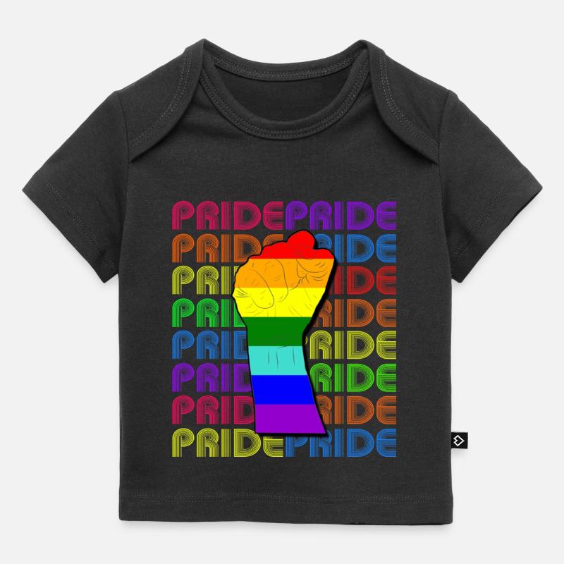 PridePride - T-shirt Premium bébé bio - noir