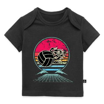 Volleyball - Baby Premium Organic T-Shirt - Schwarz - Vorne