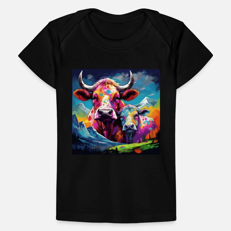 vache T-shirt Premium bébé bio