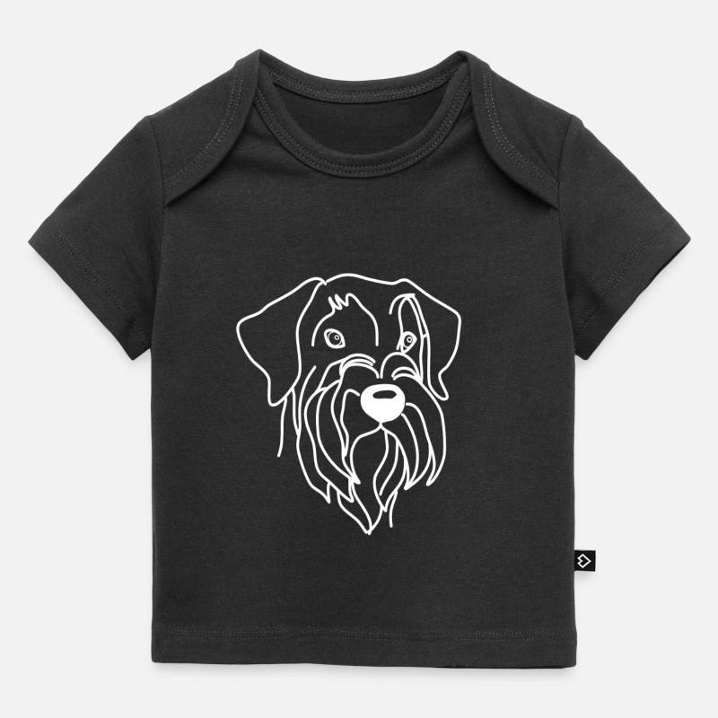 Schnauzer géant - T-shirt Premium bébé bio - noir