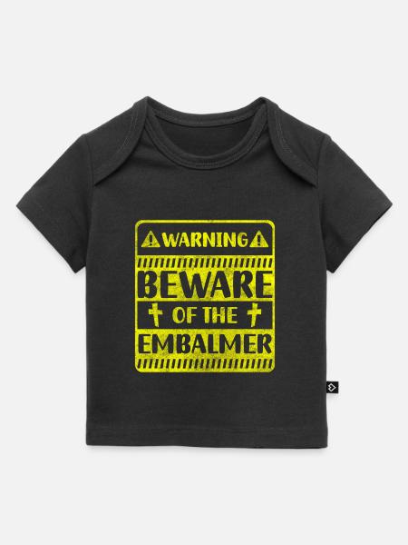 Bestatter Arbeit Sarg Leiche - Baby Premium Organic T-Shirt - Schwarz