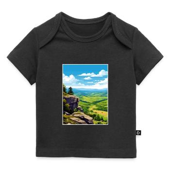 Parc National des Cévennes France Antibes Souvenir - T-shirt Premium bébé bio - noir - Devant