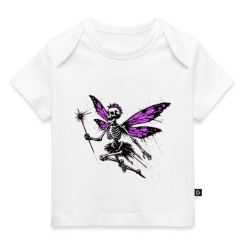 Crâne de fée // Fée squelette // Magie FS0236 - T-shirt Premium bébé bio - marine foncé - Devant