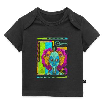 Future Cosplay Neon Gamer - Baby Premium Organic T-shirt - black - Front
