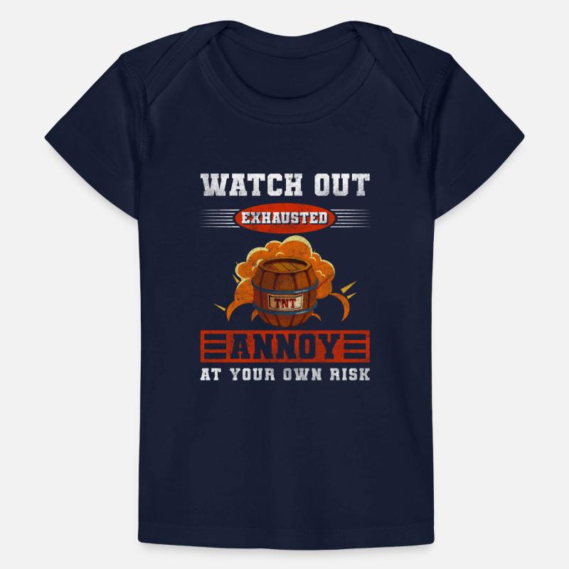 Pyro fireworks burning prohibited Baby Premium Organic T-shirt