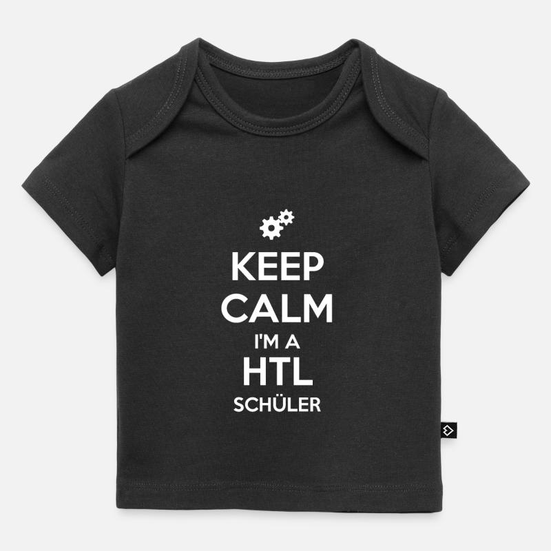 Keep Calm HTL students - Baby Premium Organic T-shirt - black