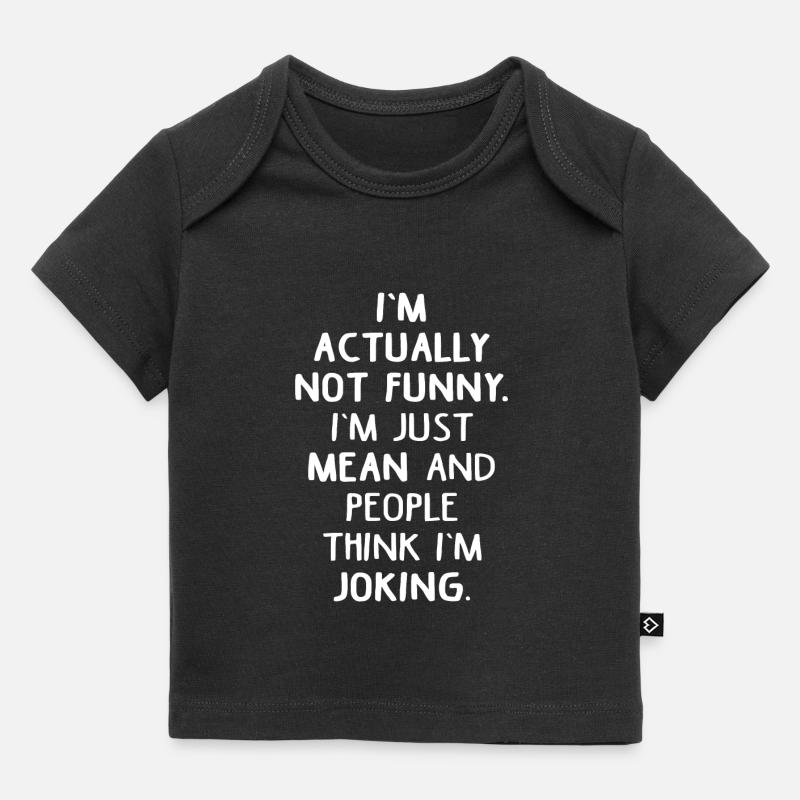 sarcastiquement - T-shirt Premium bébé bio - noir