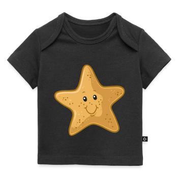 étoile de mer - T-shirt Premium bébé bio - noir - Devant