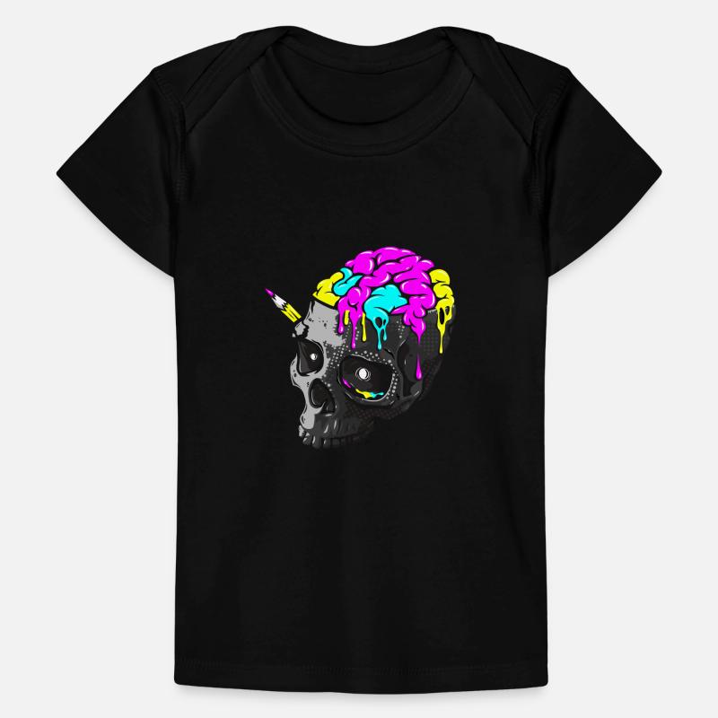 SCHÄDELKUNST-PSYCHE Baby Premium Organic T-Shirt