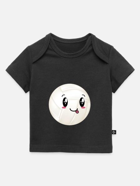 on volley kawaii - Baby Premium Organic T-shirt - black