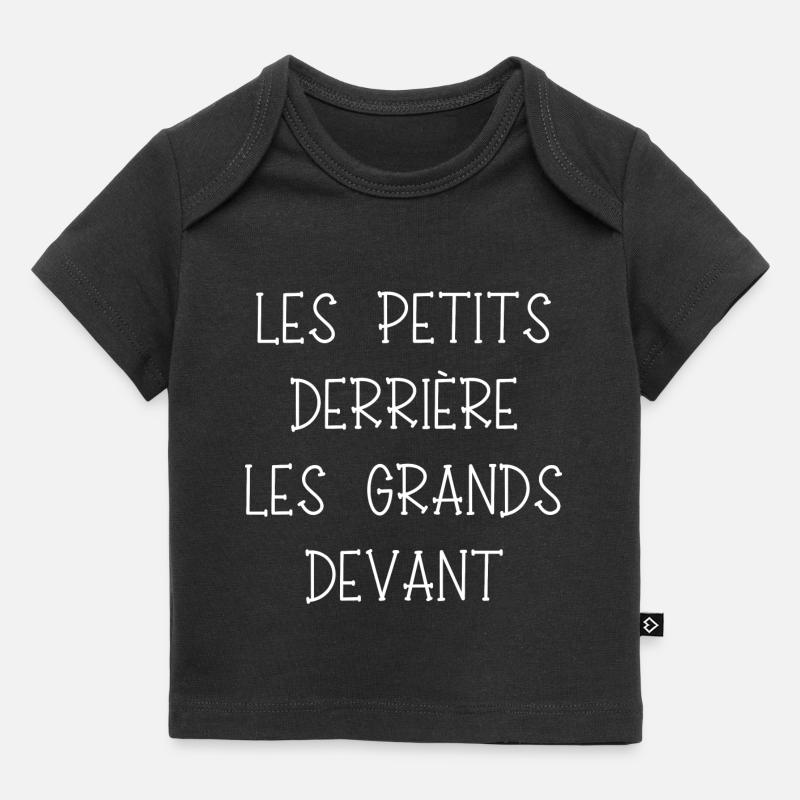 les petits derrière - T-shirt Premium bébé bio - noir