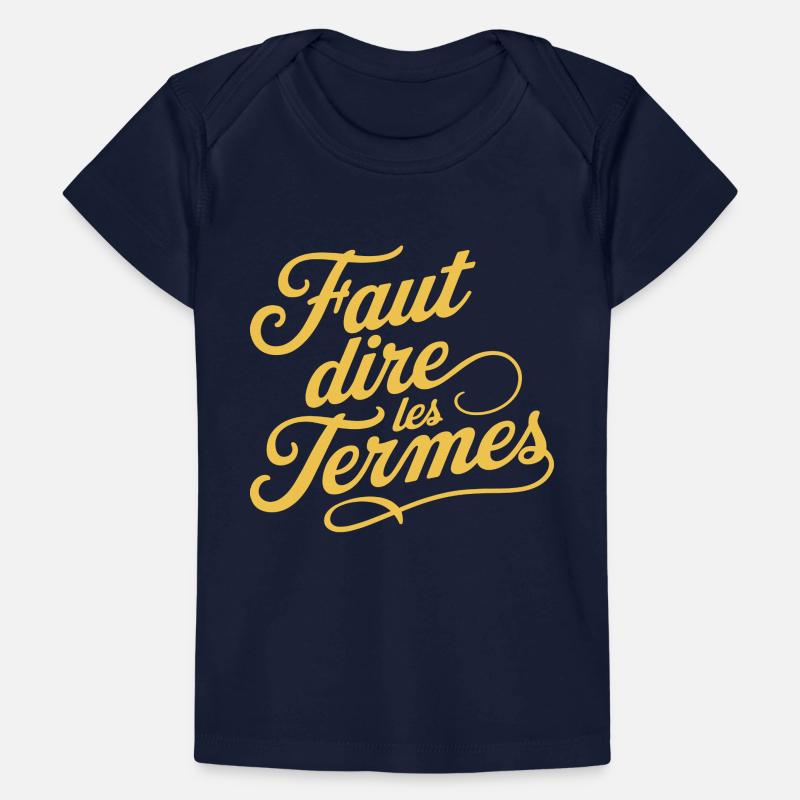 Faut dire les termes T-shirt Premium bébé bio