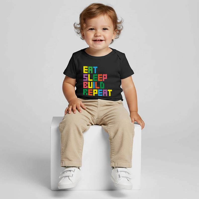 Constructeur de briques Bâtiment en briques Maître constructeur T-shirt Premium bébé bio