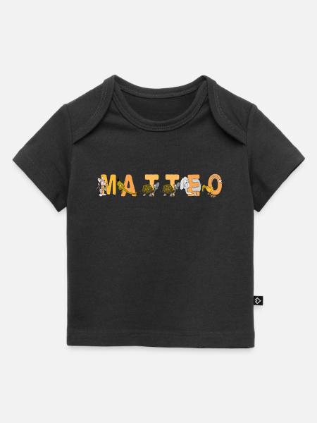 Matteo - Baby Premium Organic T-Shirt - Schwarz