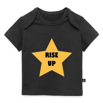 Se soulever - T-shirt Premium bébé bio - noir - Devant