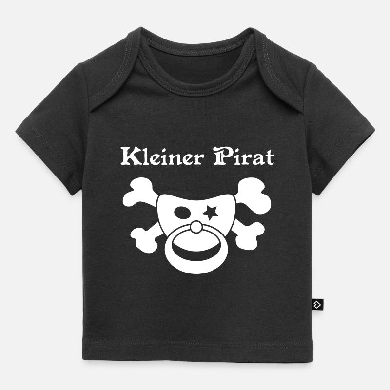 Petit pirate - pirate de bébé - T-shirt Premium bébé bio - noir