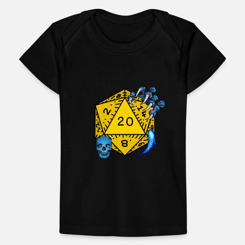 D20 Aventure Sortilége JDR T-shirt Premium bébé bio