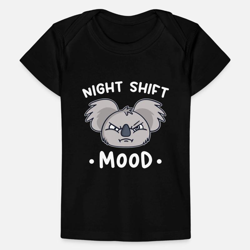 Koala Koalabär Nachtdienst Nachtschicht Baby Premium Organic T-Shirt