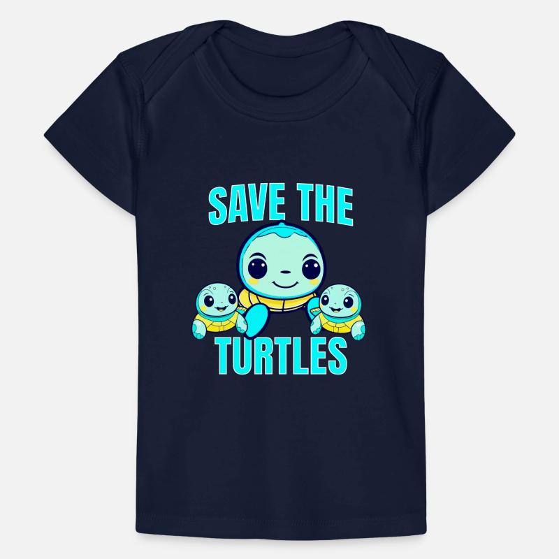 Save the Turtles Baby Premium Organic T-shirt