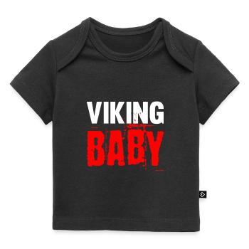 Viking Baby - Baby Premium Organic T-Shirt - Schwarz - Vorne