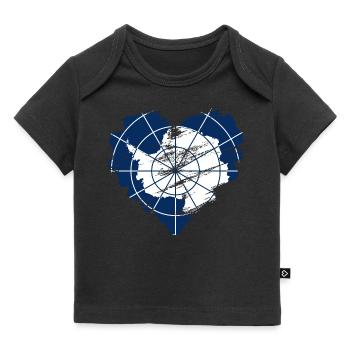 Antarktis - Baby Premium Organic T-Shirt - Schwarz - Vorne