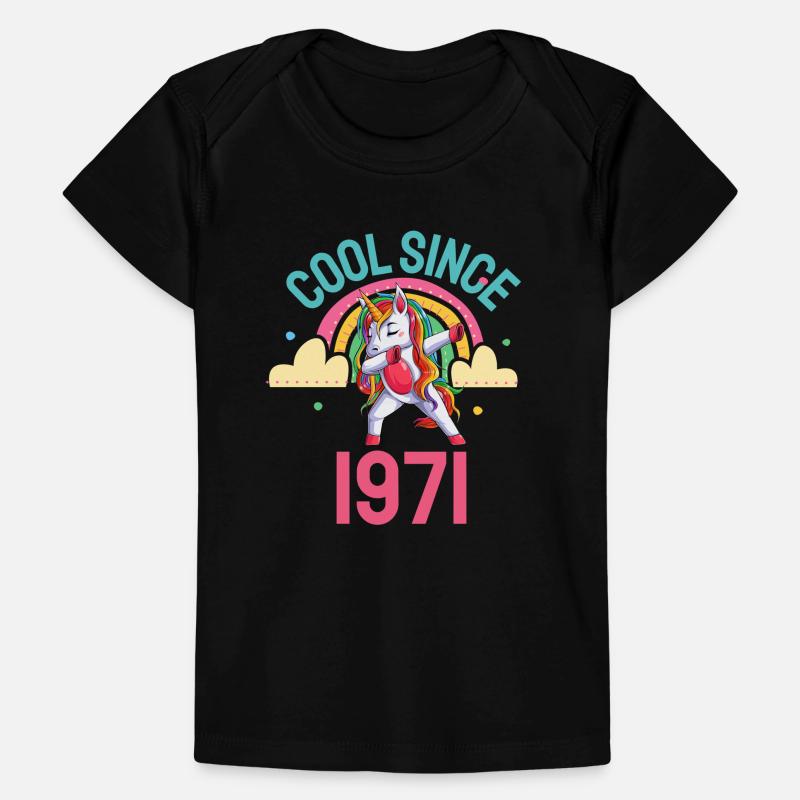 Cool seit 1971 Dabbing Einhorn 51. Geburtstag Baby Premium Organic T-Shirt