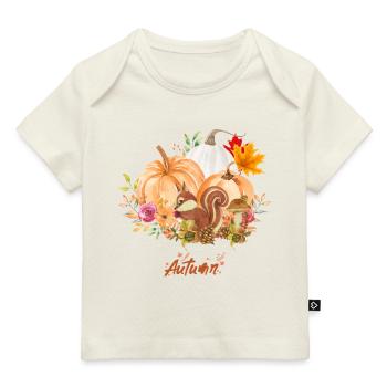 Autumn - Baby Premium Organic T-shirt - dark navy - Front