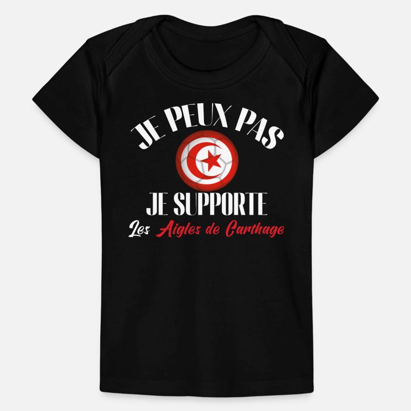 je supporte les aigles de Carthage, tunisie T-shirt Premium bébé bio