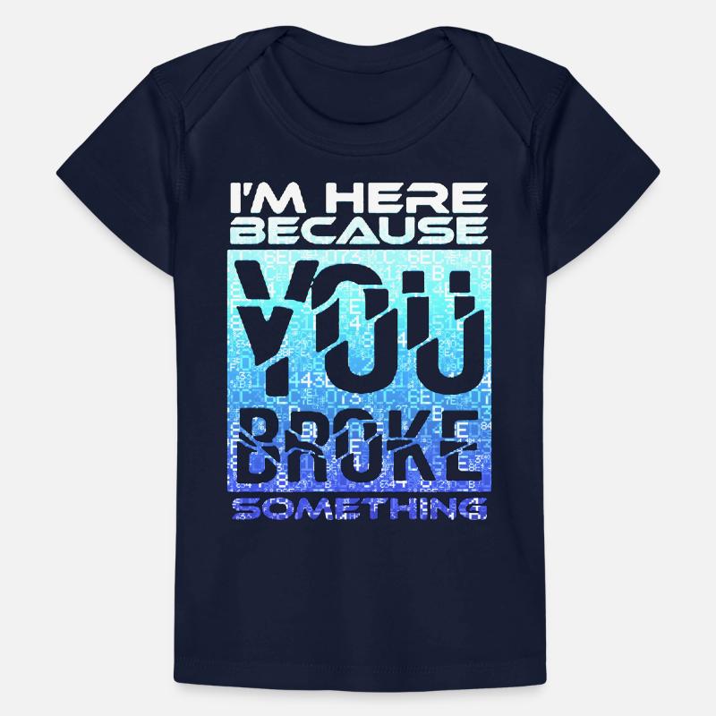 tech it computer quotes fraze meme cool quote cyber Baby Premium Organic T-shirt