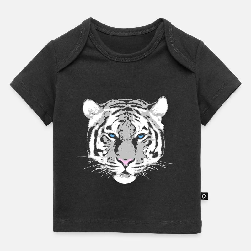 White Tiger - T-shirt Premium bébé bio - noir