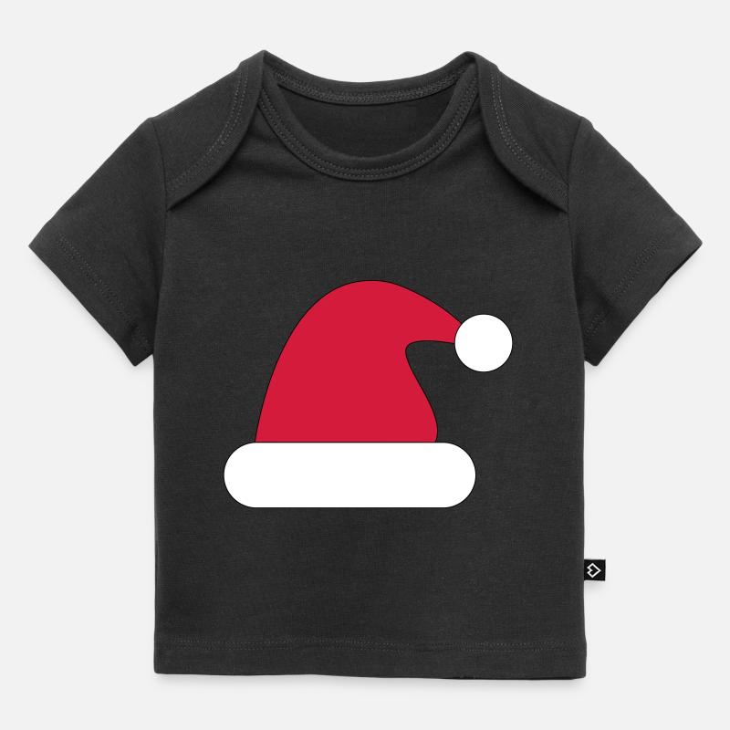 Bonnet de Noel, bonnet de Noel - T-shirt Premium bébé bio - noir