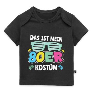 Das ist mein 80er Kostüm 80er Jahre Party Spruch - Baby Premium Organic T-Shirt - Schwarz - Vorne