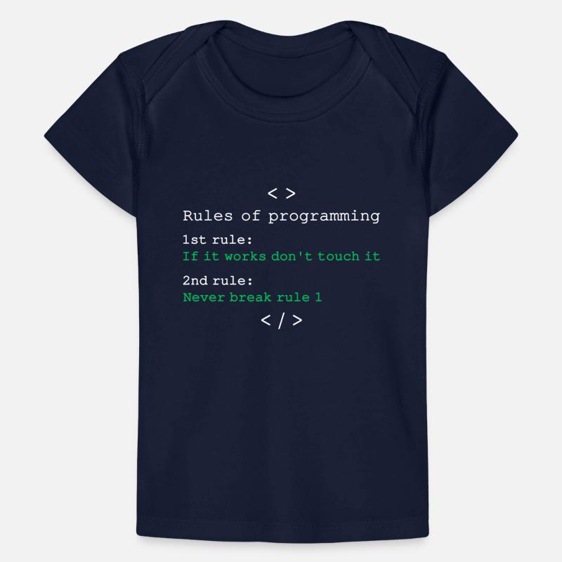 Regeln der Programmierung Baby Premium Organic T-Shirt