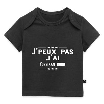 J'peux pas j'ai Yoseikan budo cadeau noel - T-shirt Premium bébé bio - noir - Devant